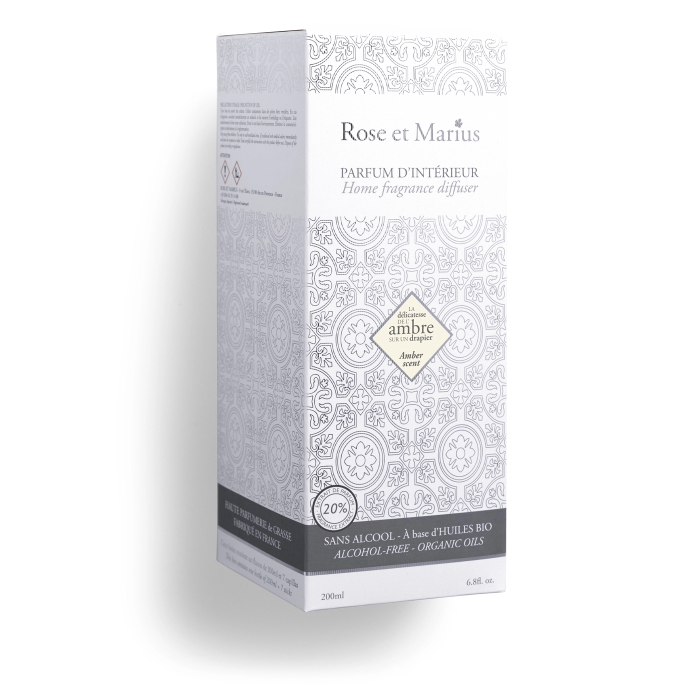 Rose et Marius
DIFFUSEUR DE PARFUM D'INTÉRIEUR
Ambre