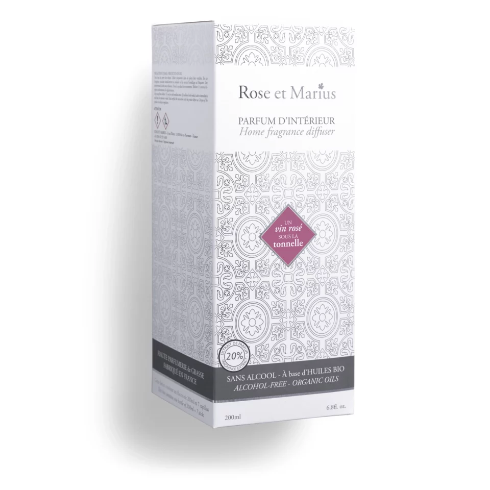 Rose et Marius INTÉRIEUR SCENT DISPENSER Rosé wine under the arbour